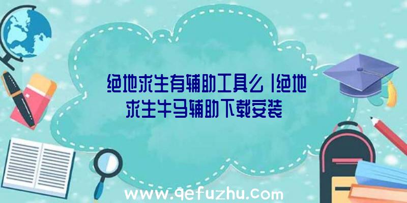 「绝地求生有辅助工具么」|绝地求生牛马辅助下载安装